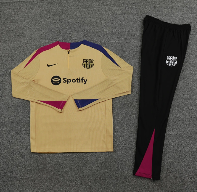 Barcelona 24/25 Gold Tracksuit