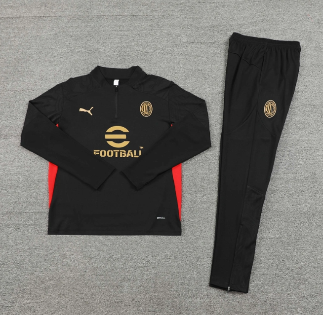 AC Milan 24/25 Black Tracksuit