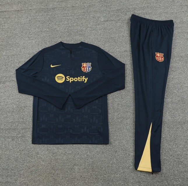 Barcelona 24/25 Navy/Gold Tracksuit