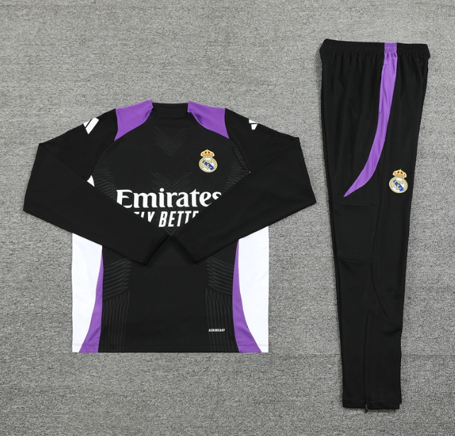 Real Madrid 24/25 Purple/Black Tracksuit