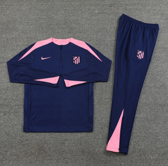 Atletico Madrid 24/25 Navy/Pink Tracksuit