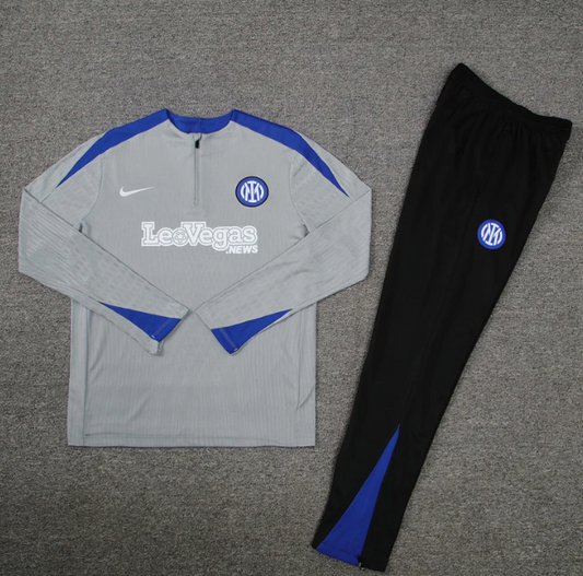 Inter Milan 24/25 Grey/Blue/Black Tracksuit