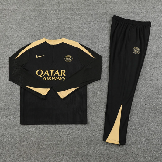 PSG 24/25 Black/Gold Tracksuit